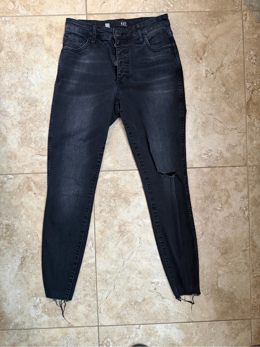 High-Rise Black Skinny Jeans